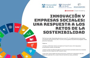 Curso online: INNOVACIÓN Y EMPRESAS SOCIALES: UNA RESPUESTA A LOS RETOS DE LA SOSTENIBILIDAD (2º Edición) 